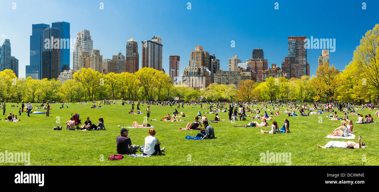 New York City, Central Park Stock Photo
