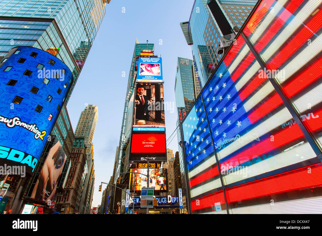 New York City Times square Stock Photo