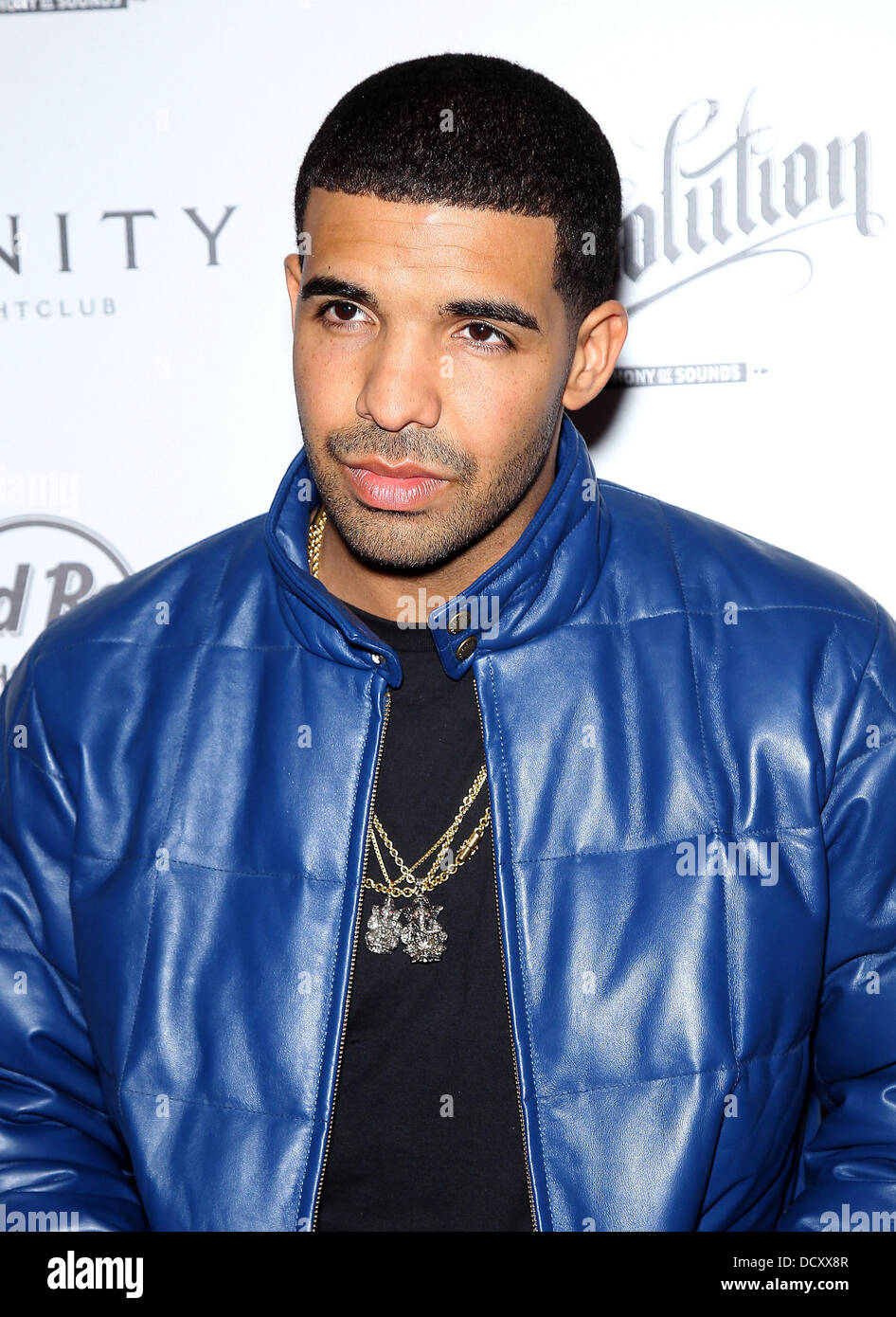 Drake Rapper Drake hosts After Concert Party at Vanity Nightclub at Hard Rock Hotel and Casino Las Vegas, Nevada - 01.01.12 Stock Photo