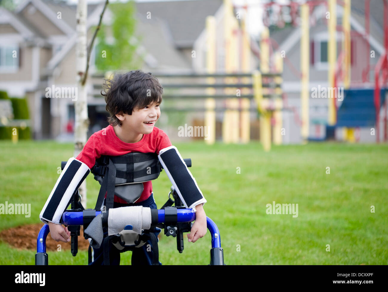 Disabled Child Walker High Resolution Stock Photography And Images Alamy