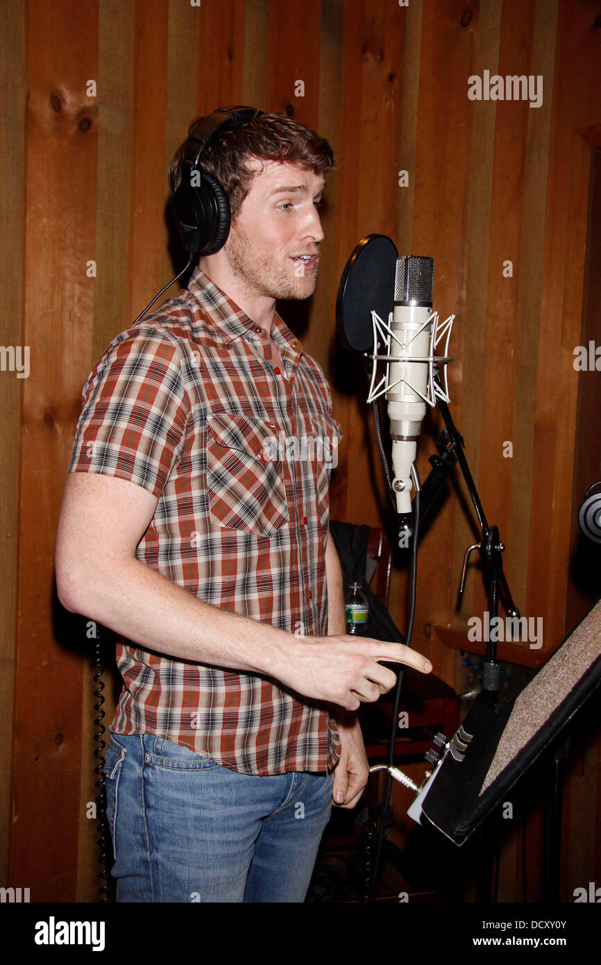 Claybourne Elder The cast recording session of the Broadway musical
