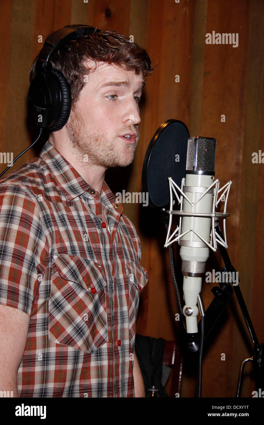 Claybourne Elder The cast recording session of the Broadway musical