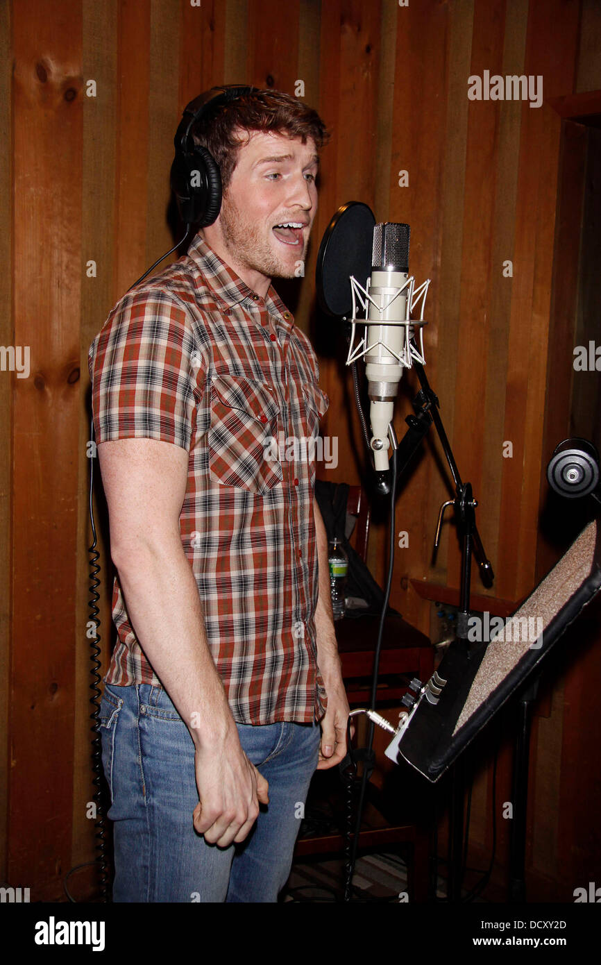 Claybourne Elder The cast recording session of the Broadway musical