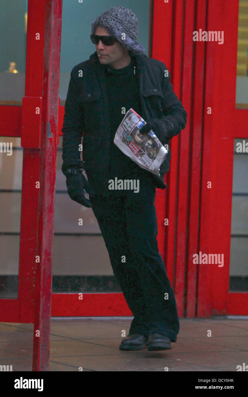 Corey Feldman leaving 'Dancing on Ice' rehearsals London, England 04.