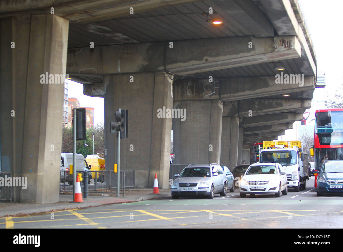 Following the closure of a section of the A4 at the Hammersmith Flyover