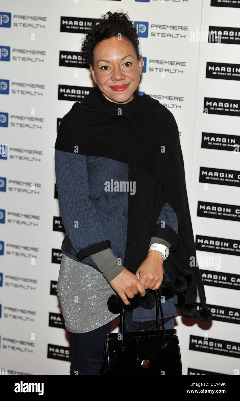 Oona King Margin Call - UK film premiere held at the Vue West End - Arrivals. London, England - 09.01.12 Stock Photo