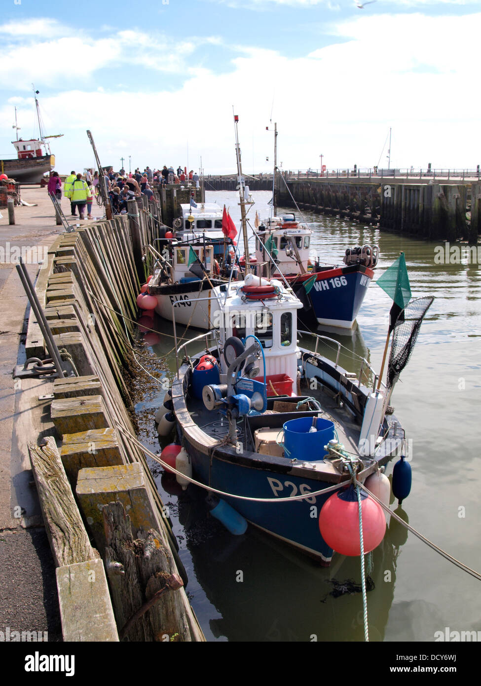 West Bay, formerly known as Bridport Harbour, Dorset, UK 2013 Stock