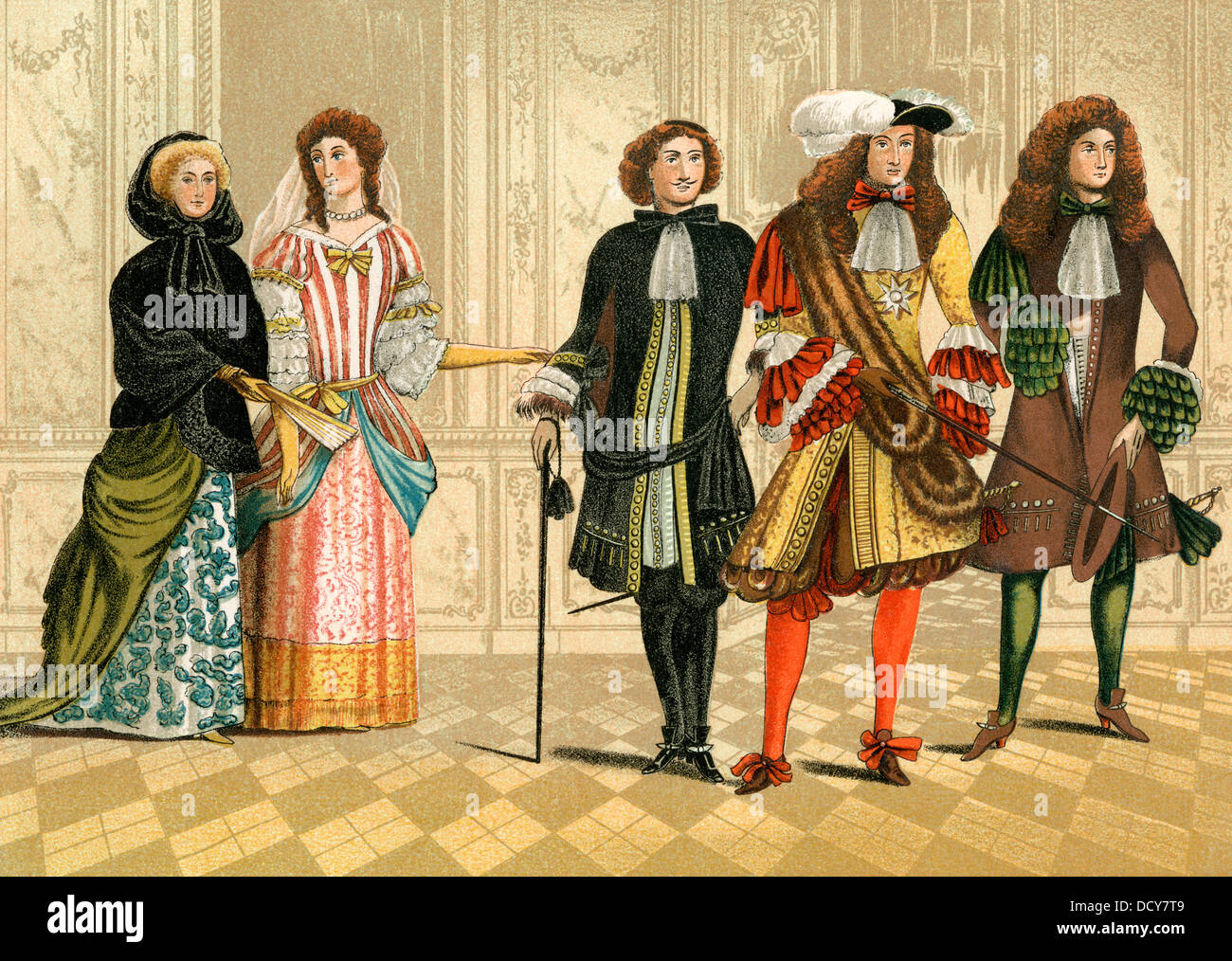 17th century nobility fashion hi-res stock photography and images - Alamy
