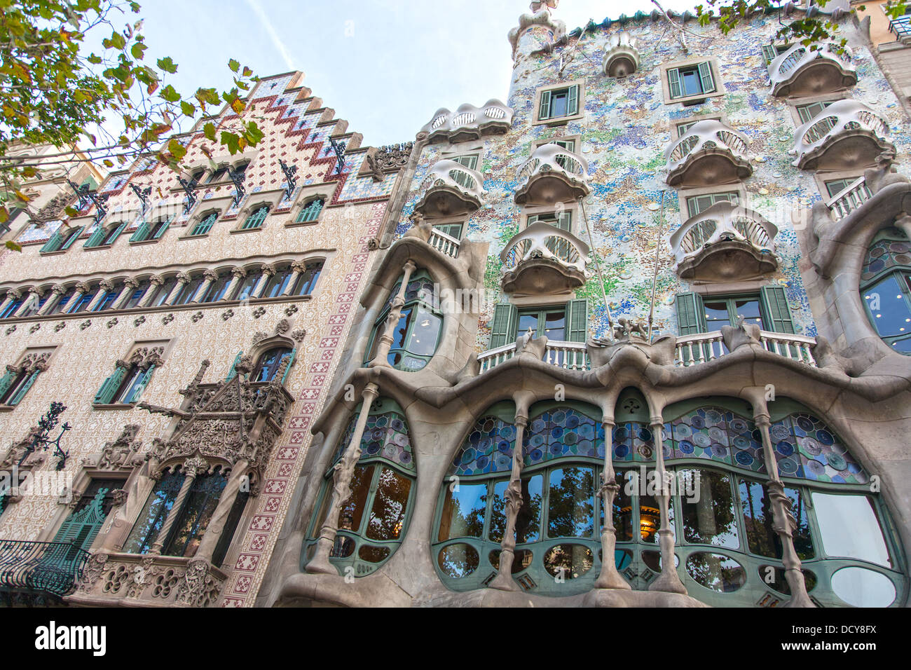 Casa Batllo Barcelona Stock Photo