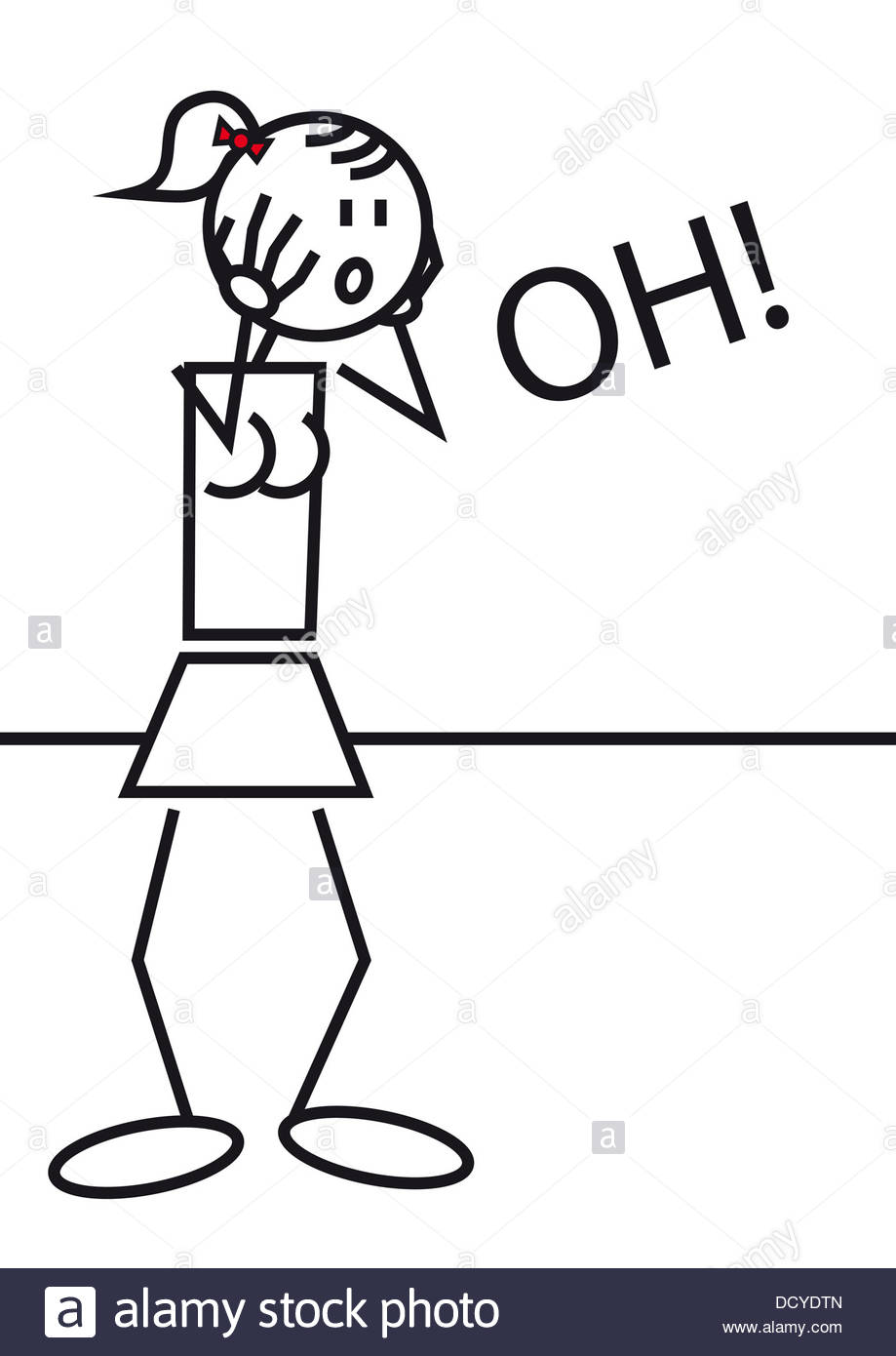 Stick Figure Expression High Resolution Stock Photography and Images