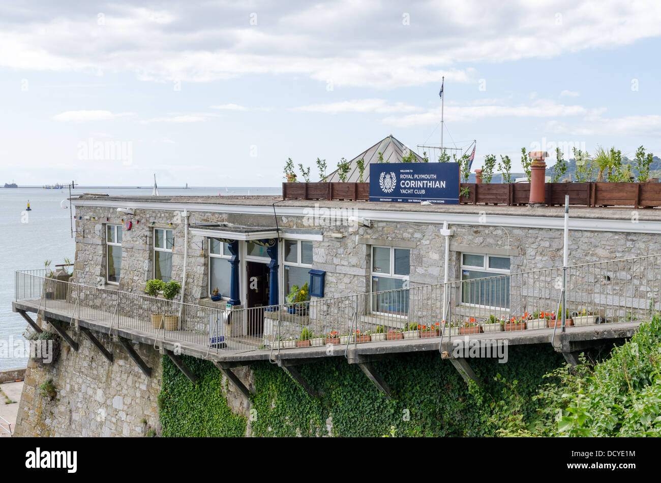 Royal Plymouth Corinthian Yacht Club Stock Photo Alamy
