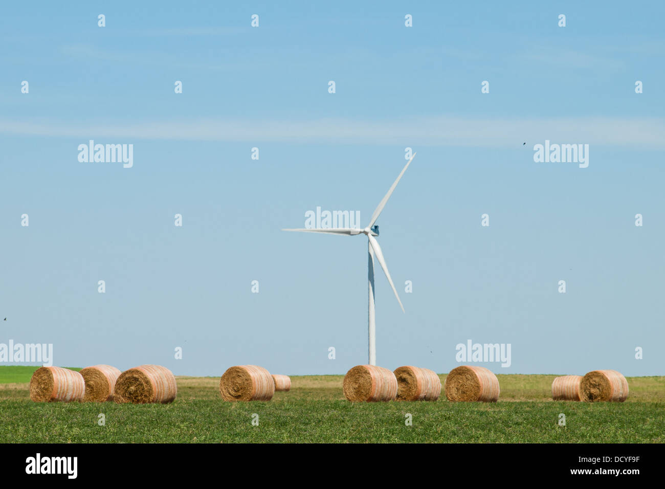 Wind turbines farm in Eastern Colorado Stock Photo Alamy