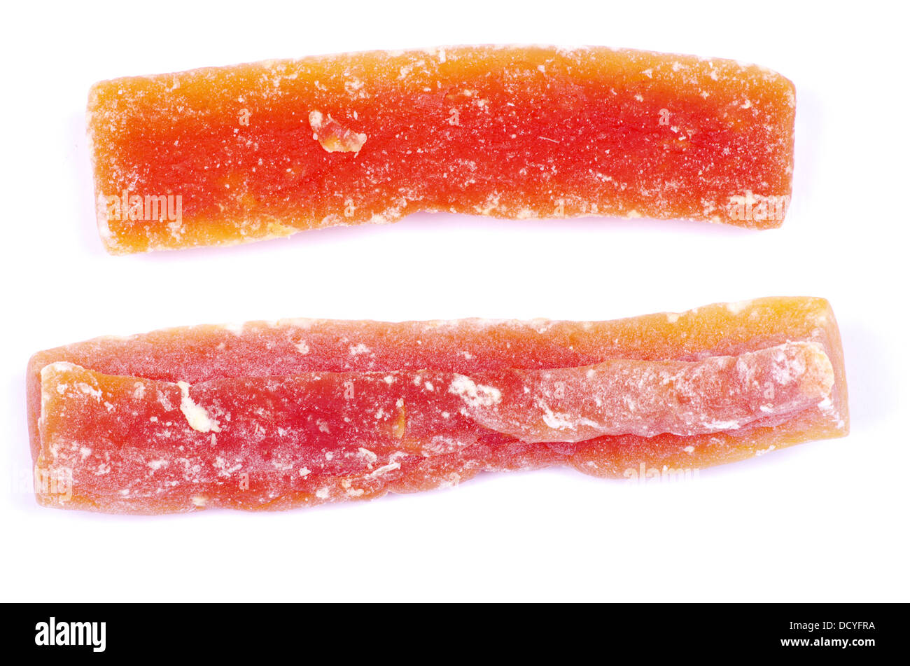 dried papaya slices Stock Photo Alamy