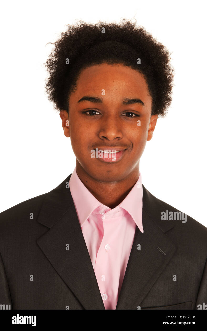 Portrait young African American man Stock Photo - Alamy
