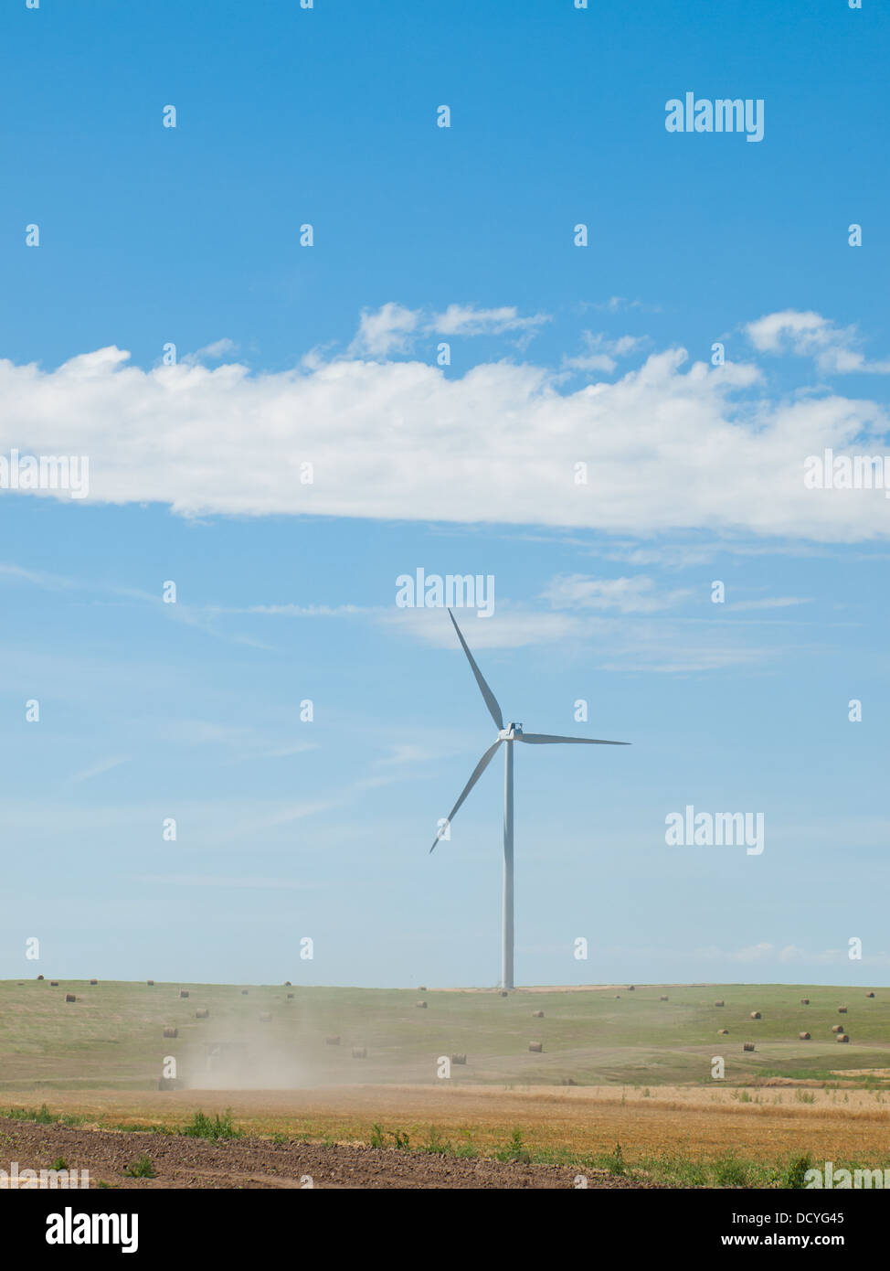 Wind turbines farm in Eastern Colorado Stock Photo Alamy