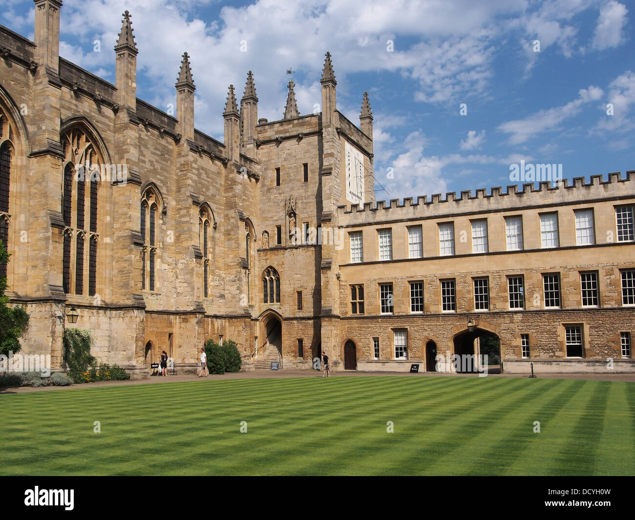 New College Quad Oxford University Stock Photo
