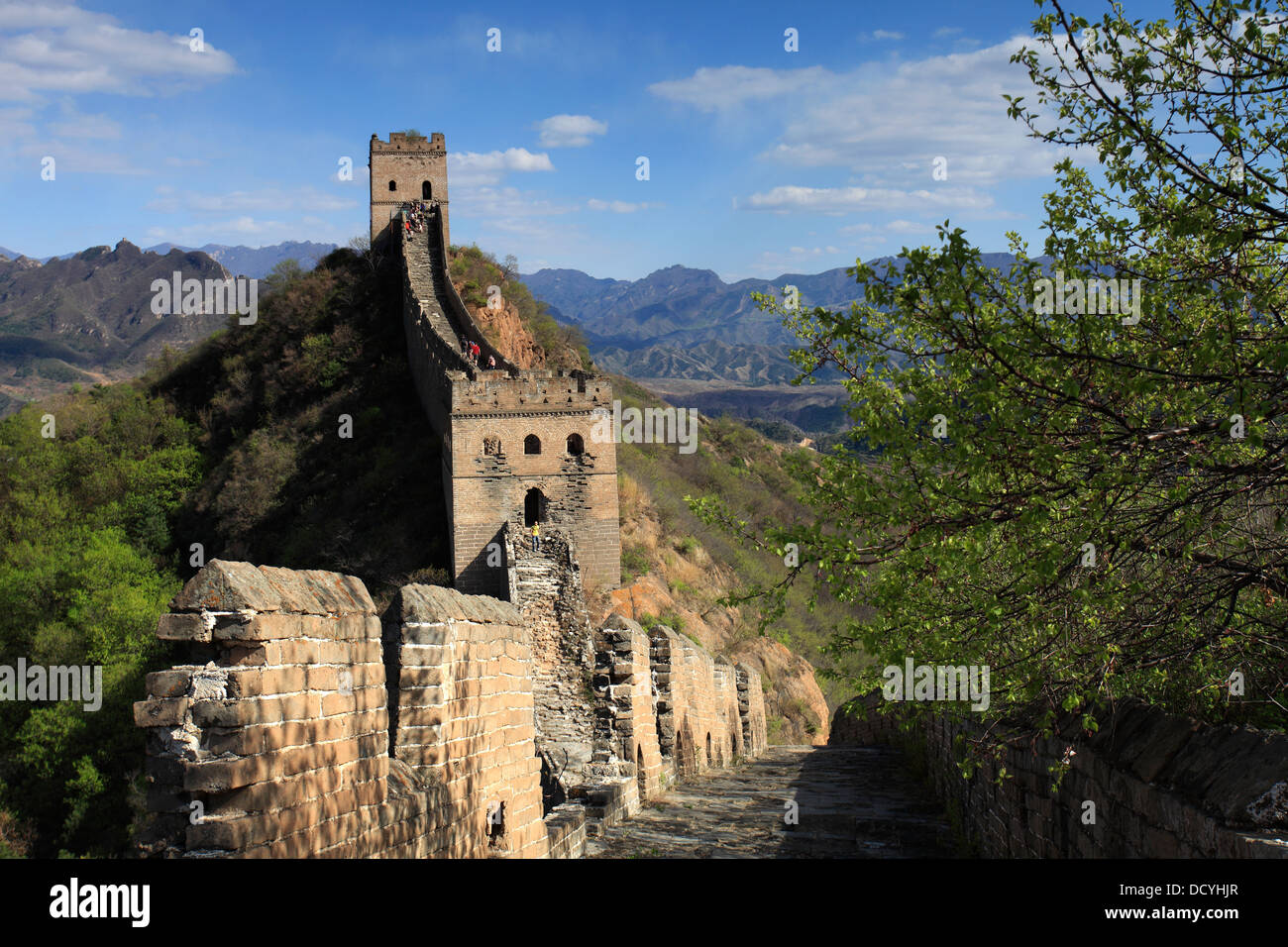 The Great Wall of China near Jinshanling village, Beijing Provence, China, Asia. Stock Photo