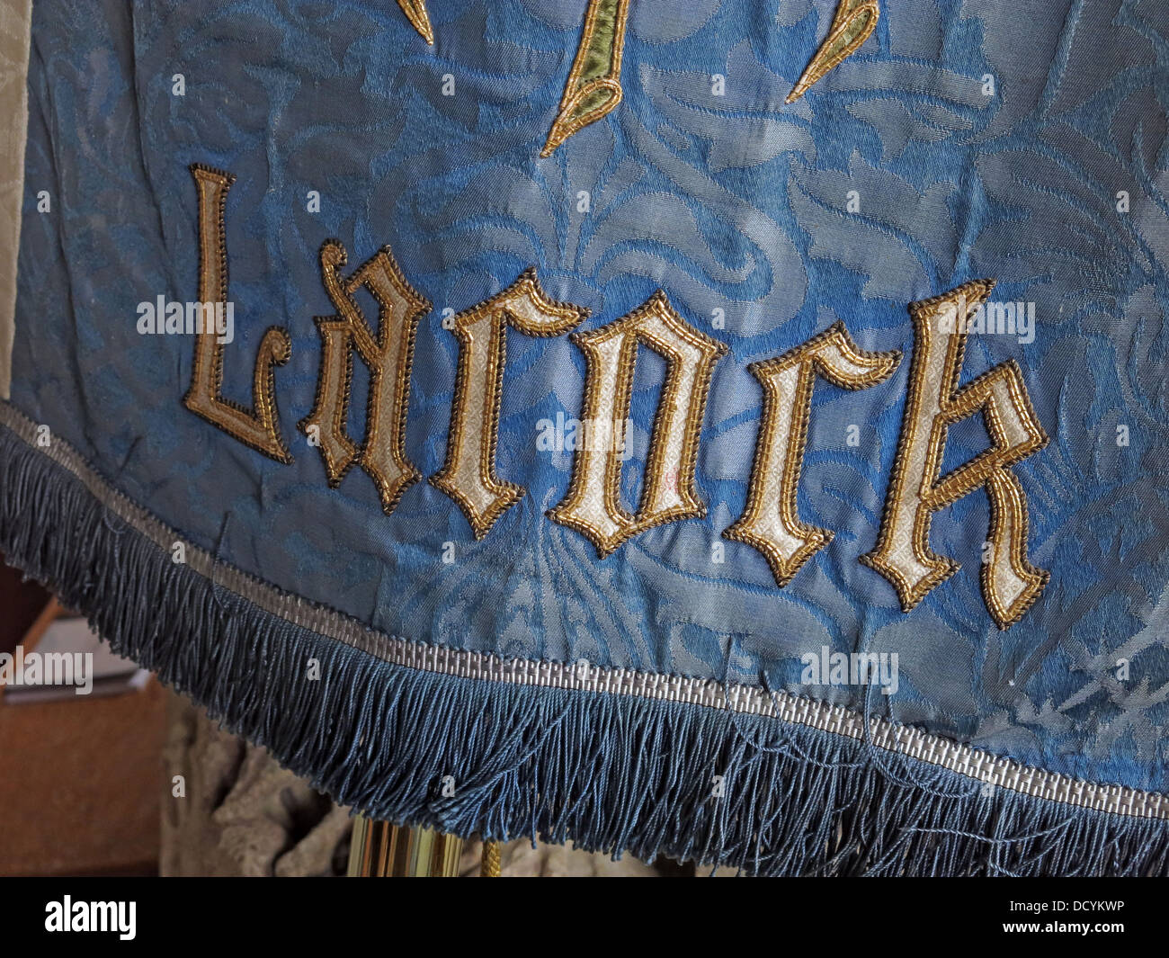Lacock Abbey banner,Lacock,Wiltshire, England, SN15 Stock Photo