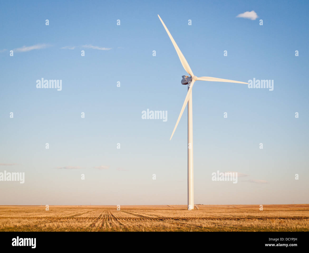 Wind turbines farm at sunset in Limon, Colorado Stock Photo Alamy