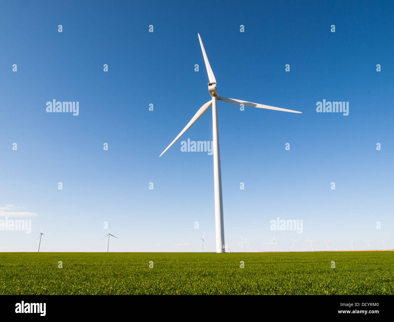 Wind turbines farm in Limon, Colorado Stock Photo Alamy