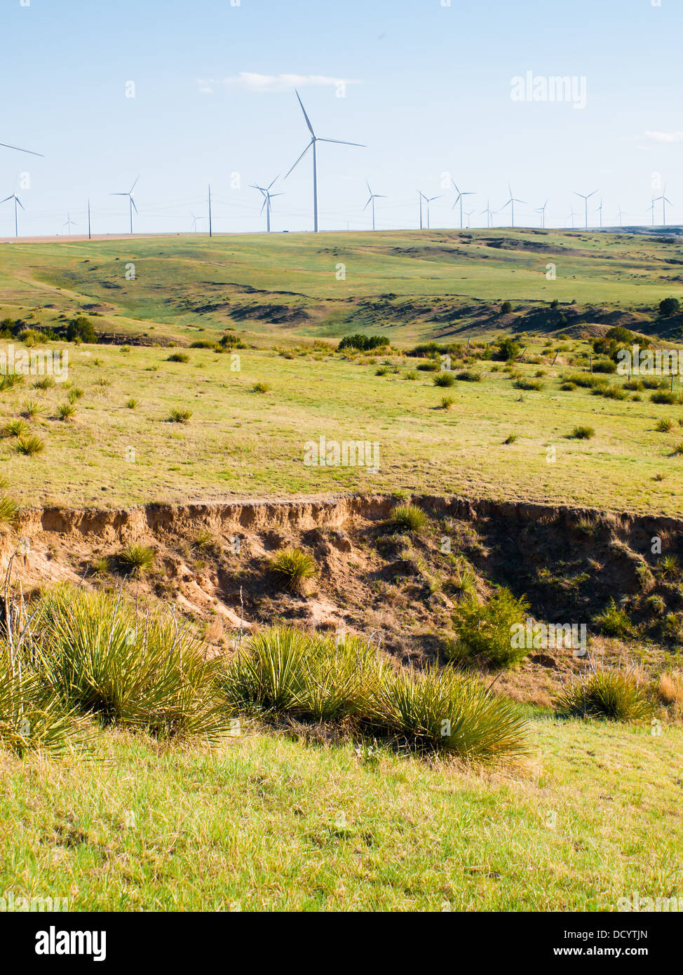 Wind turbines farm in Limon, Colorado Stock Photo Alamy