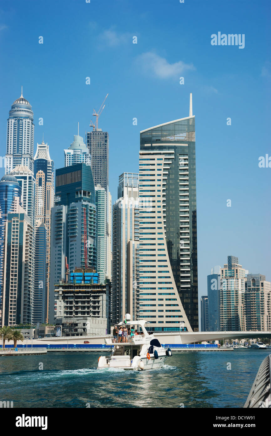 Modern buildings in Dubai Marina Stock Photo Alamy