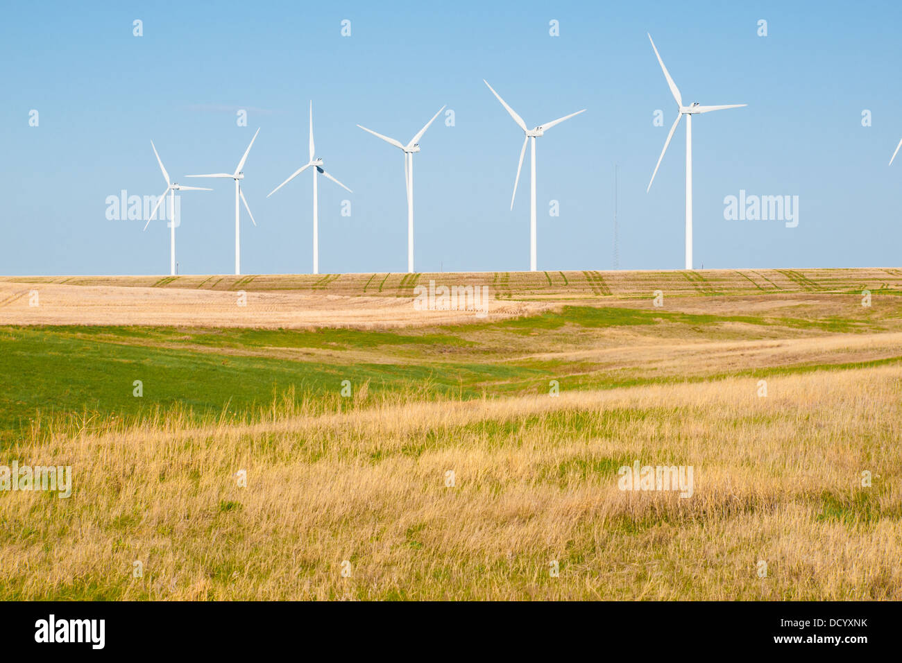 Wind turbines farm in Limon, Colorado Stock Photo Alamy