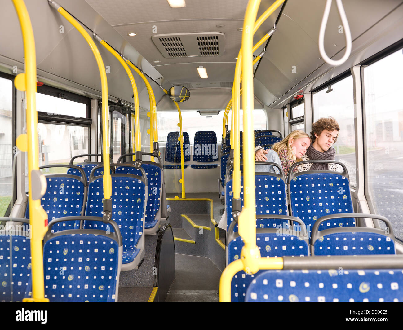 Couple sleeping on bus journey hires stock photography and images Alamy
