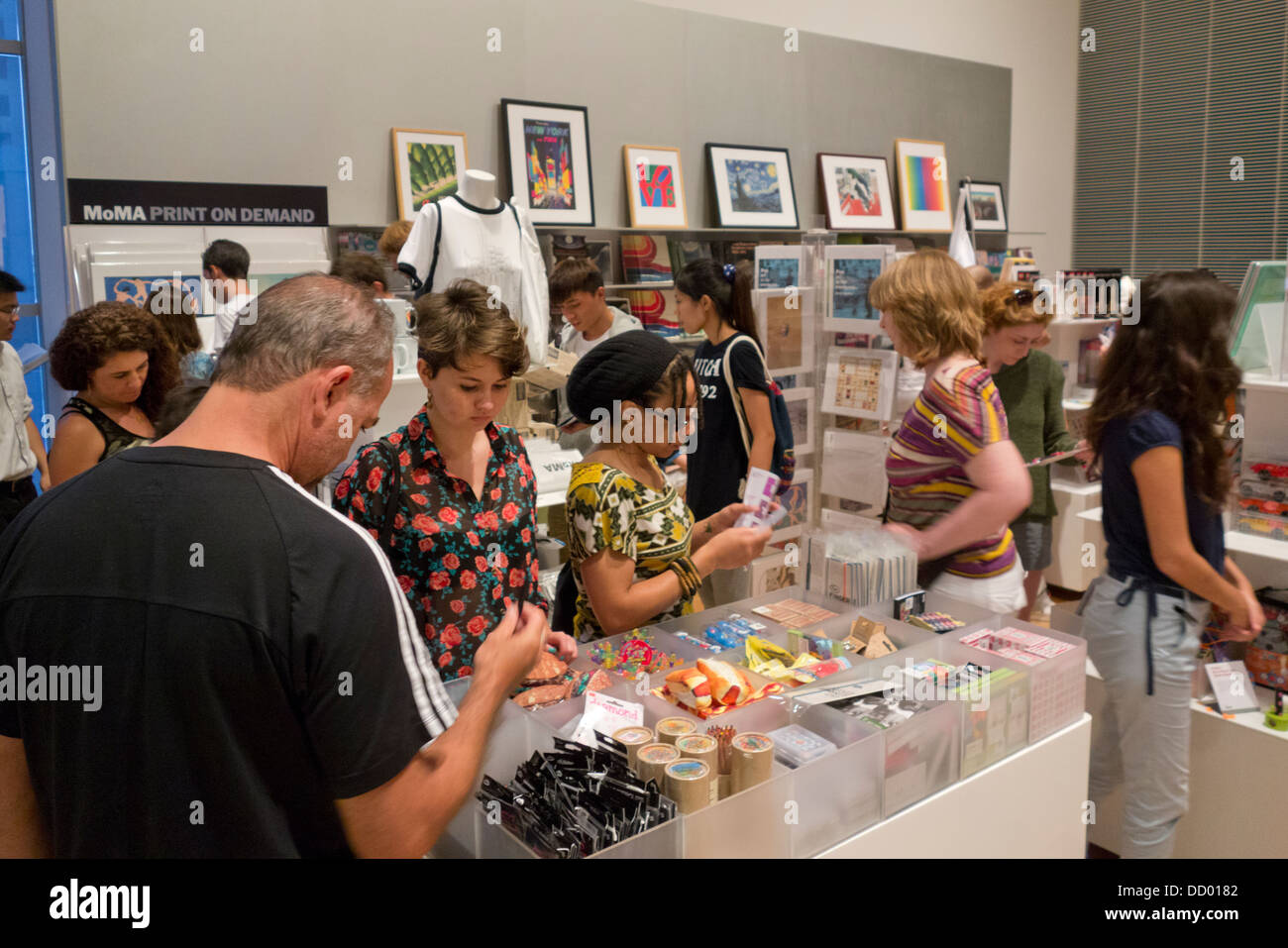 Museum of Modern art gift shop Stock Photo Alamy