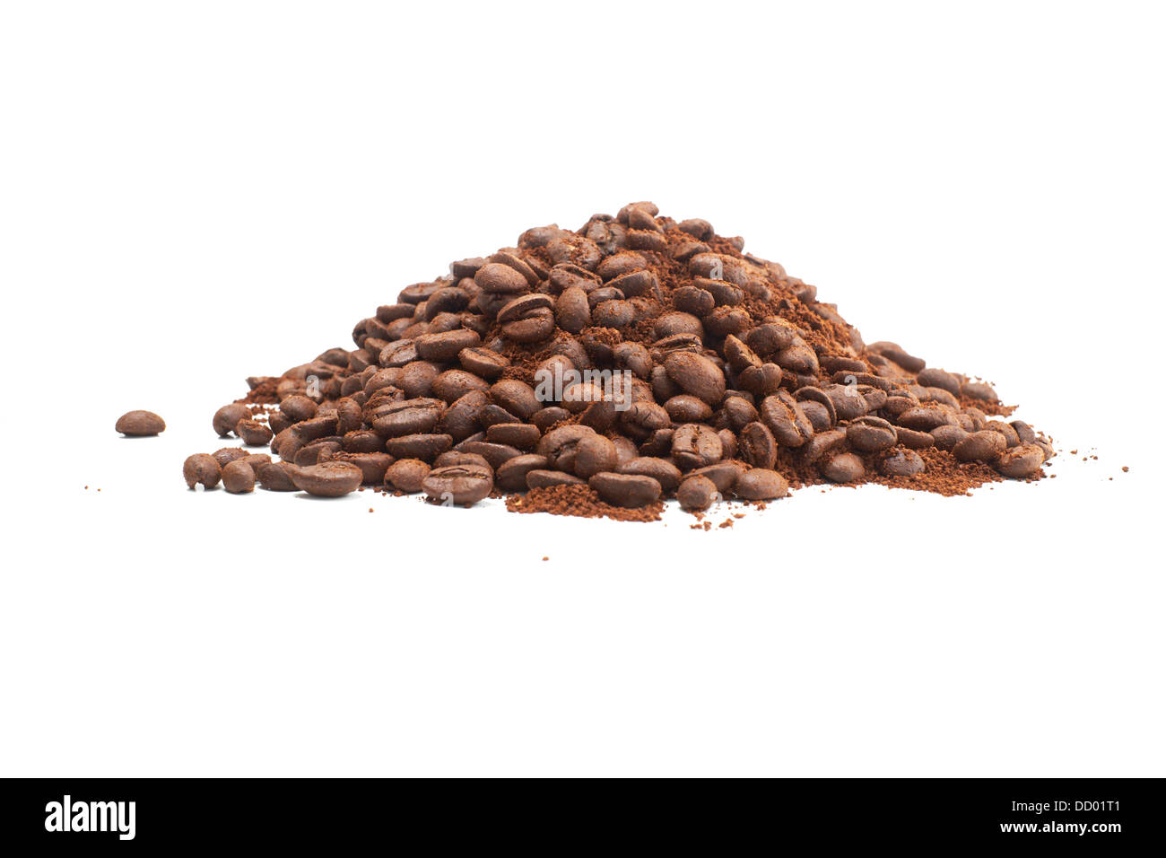 Pile of Coffee Beans Background Stock Photo - Alamy