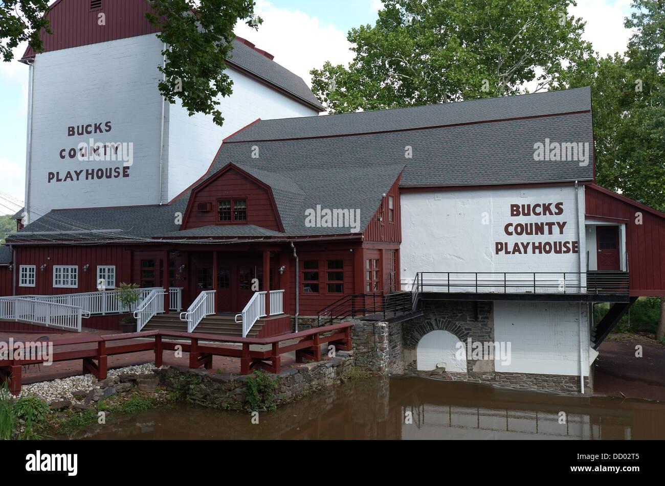 Bucks County Playhouse, New Hope, Pennsylvania Stock Photo Alamy