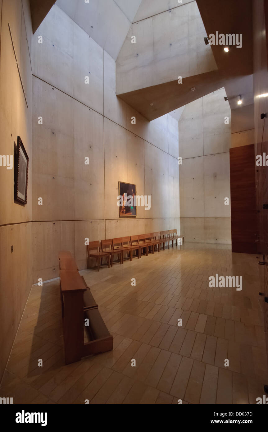 Chapel of Reconciliation at the Our Lady of the Angels Cathedral Stock Photo