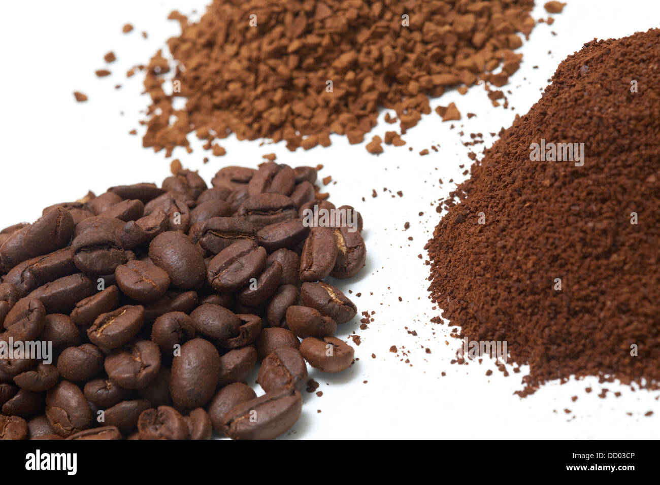 Pile of Coffee Beans Background Stock Photo - Alamy