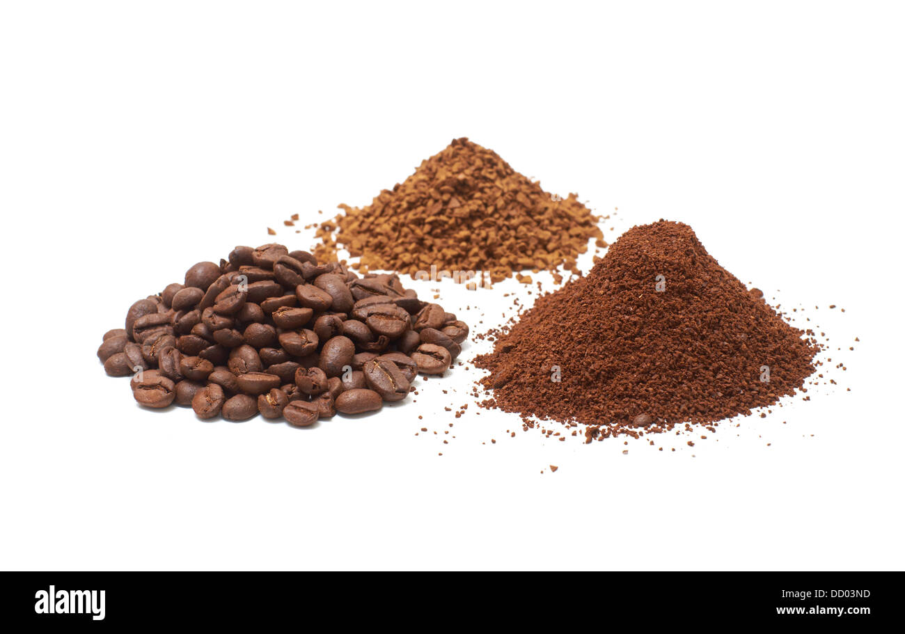 Pile of Coffee Beans Background Stock Photo - Alamy