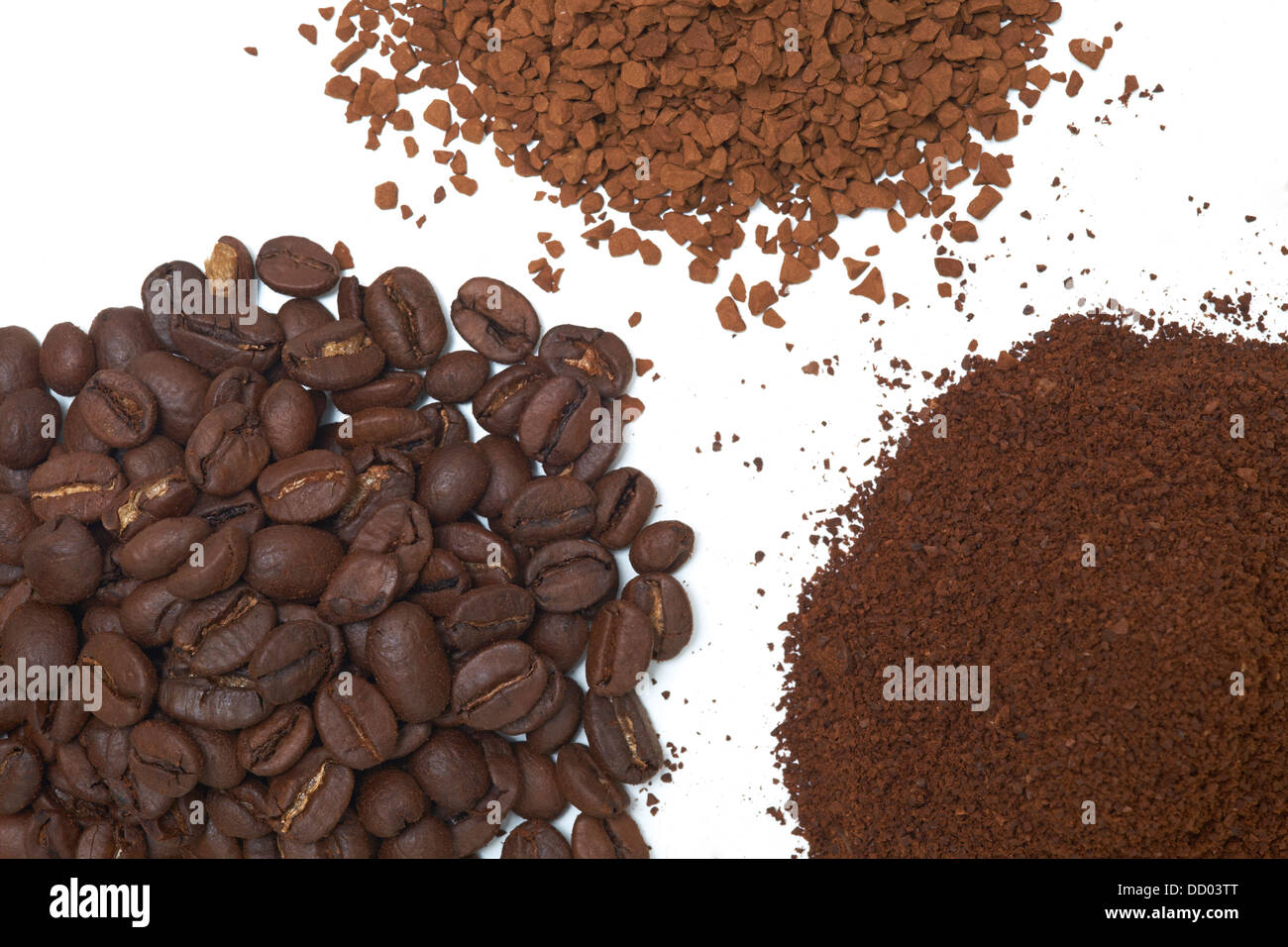 Pile of Coffee Beans Background Stock Photo - Alamy