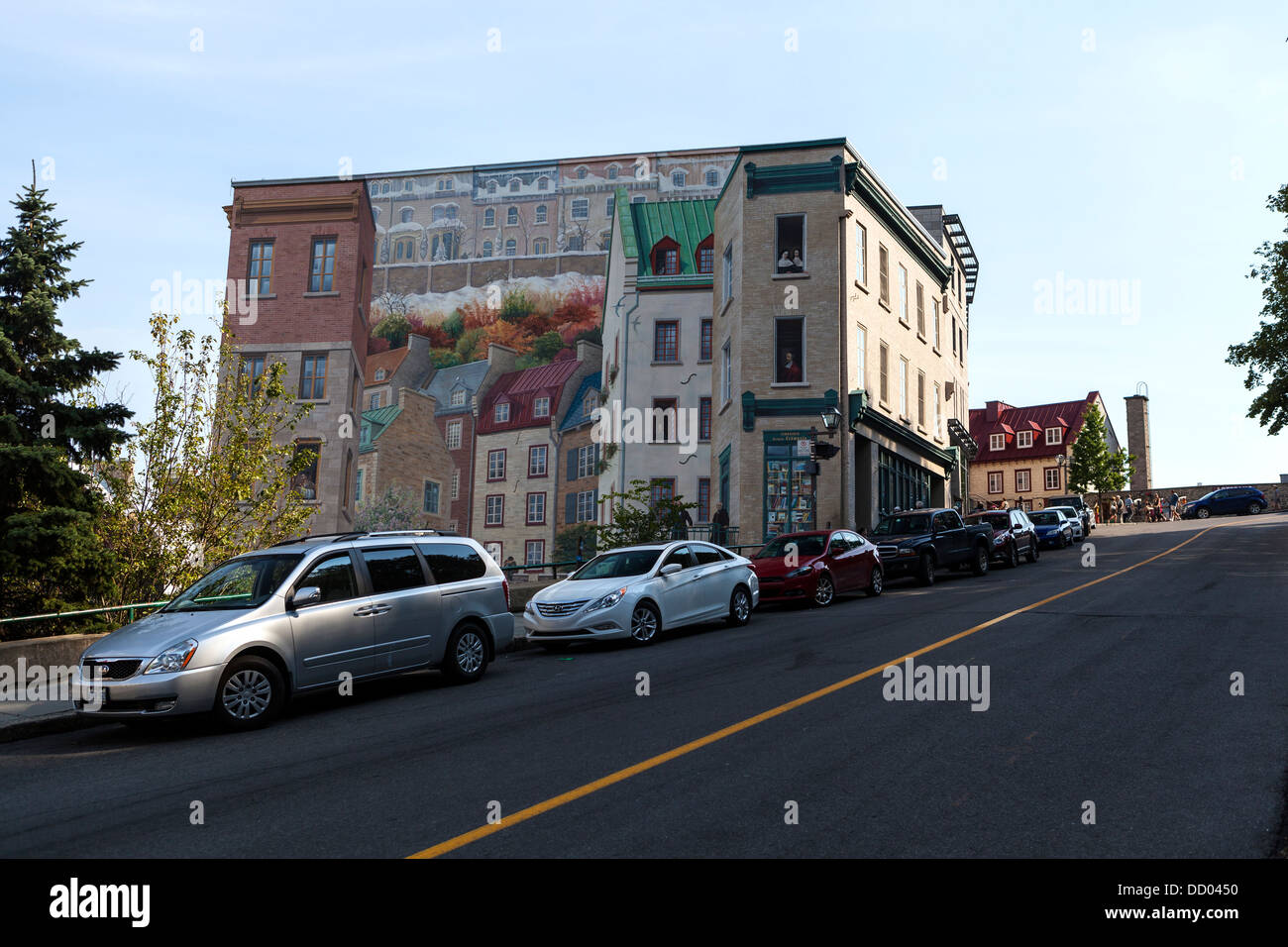 Quebec city old town,downtown Quebec Stock Photo Alamy