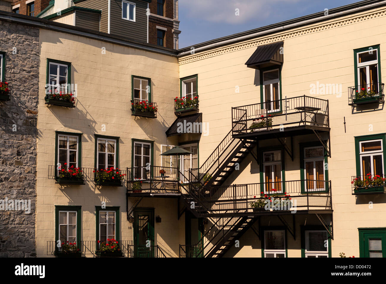 Quebec city old town Stock Photo Alamy