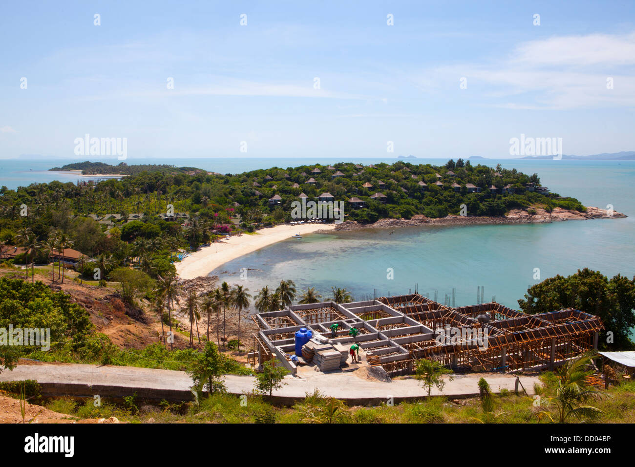 Beaches on the north of Ko Samui Island in the Gulf of Thailand. Stock Photo