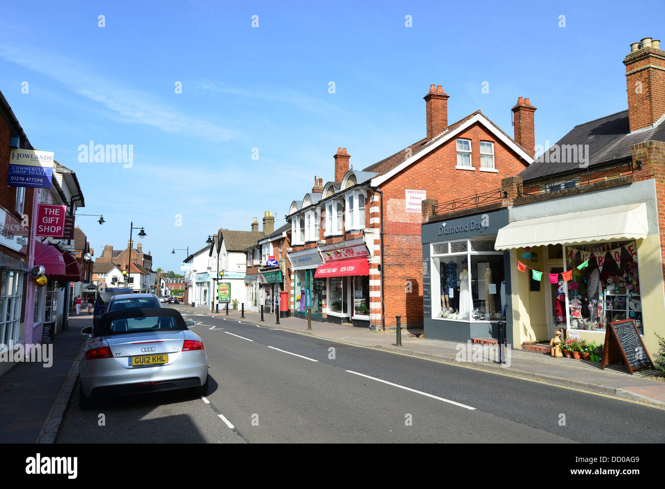 High Street, Bagshot, Surrey, England, United Kingdom Stock Photo Alamy