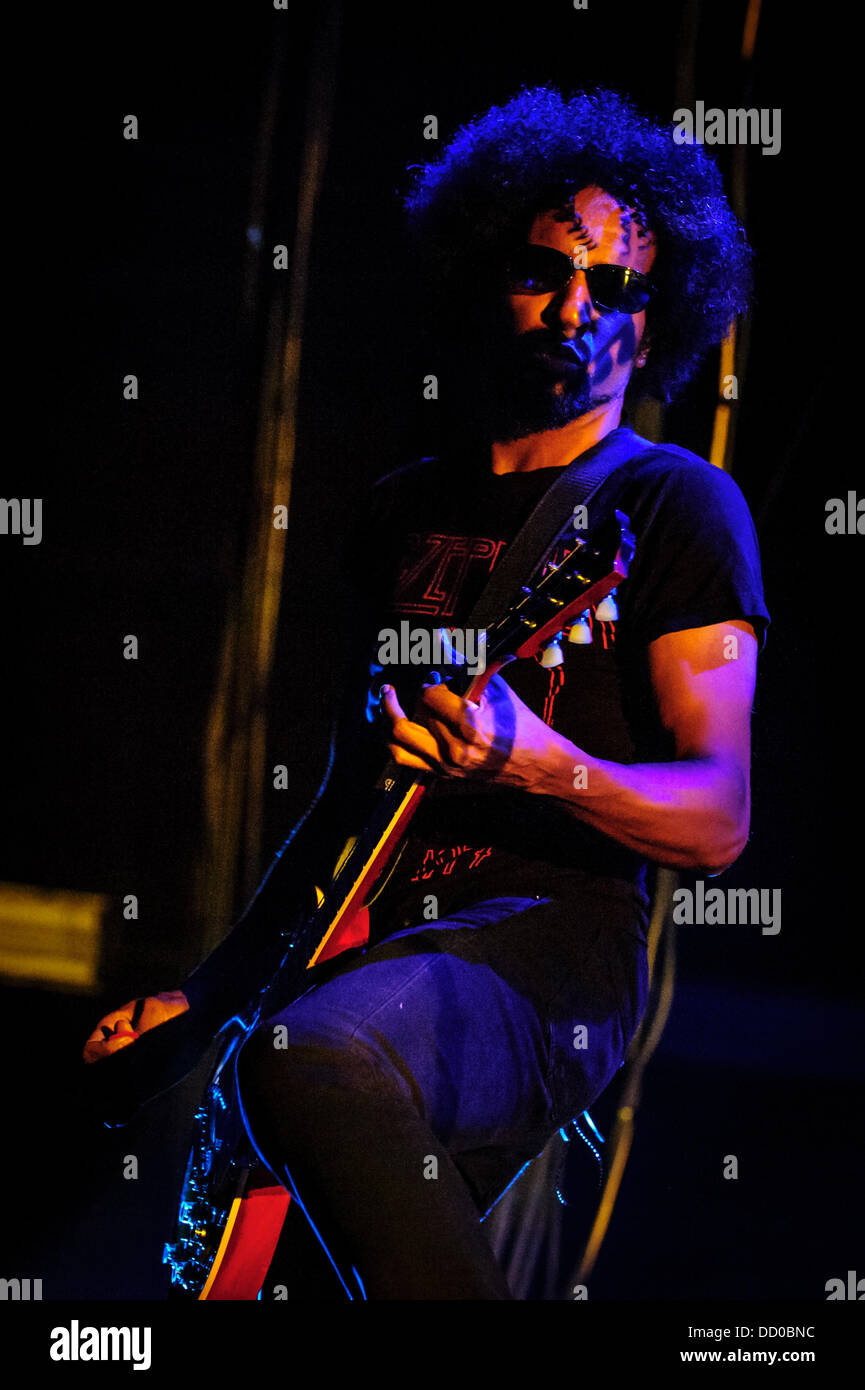 Aug. 20, 2013 - Toronto, Ontario, Canada - Vocalist for American rock band 'Alice In Chains' WILLIAM DUVALL performs at Rockstar Energy Drink Uproar Festival in Toronto. (Credit Image: © Igor Vidyashev/ZUMAPRESS.com) Stock Photo