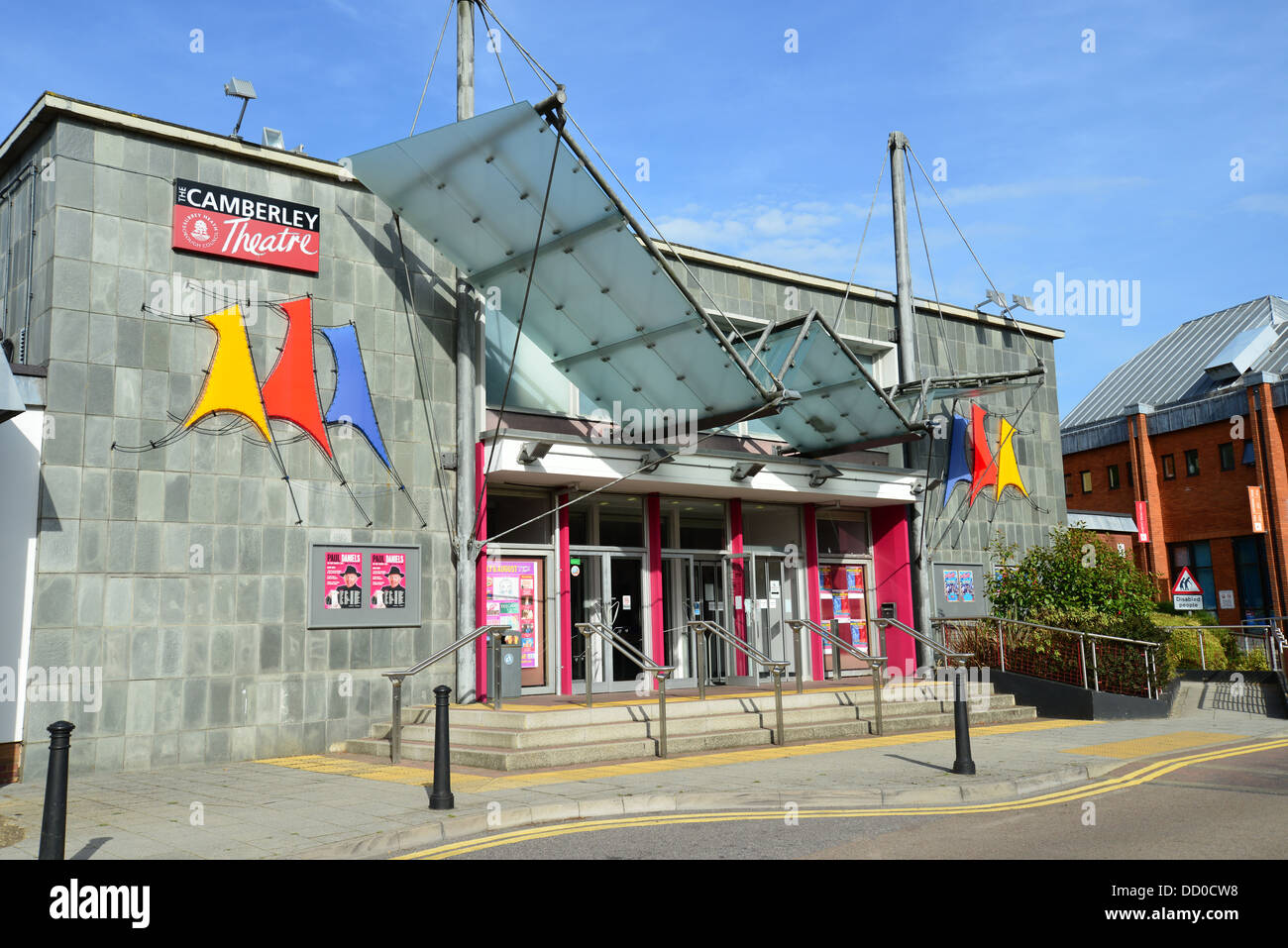Camberley Theatre, Knoll Road, Camberley, Surrey, England, United Stock Photo 59631748 Alamy