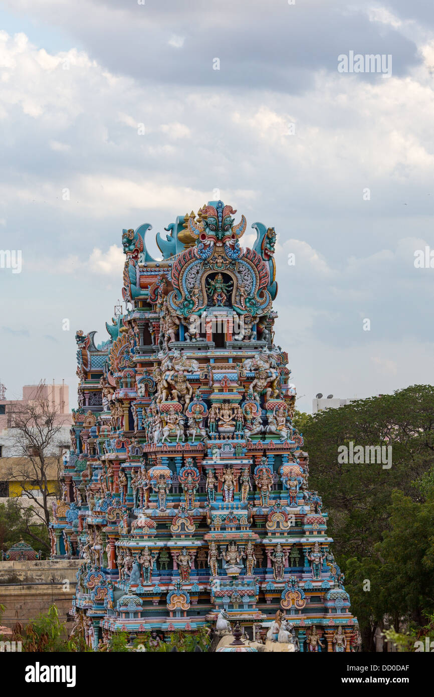 The Great Indian temple in Tamil Nadu Stock Photo - Alamy
