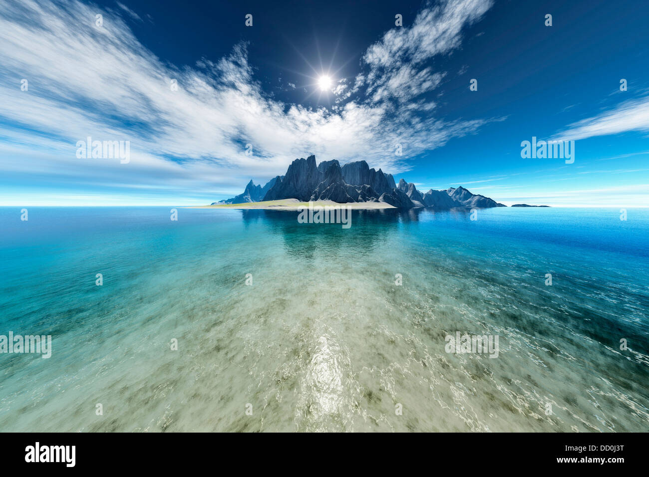 Fantasy Island Stock Photo Alamy