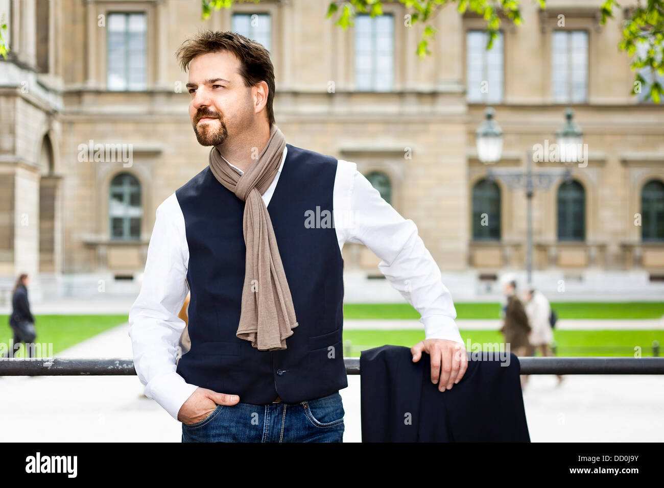 Handsome man in nature hi-res stock photography and images - Alamy
