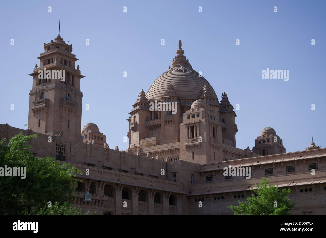 Umaid Bhawan Palace - Jodhpur, Rajashtan, India Stock Photo