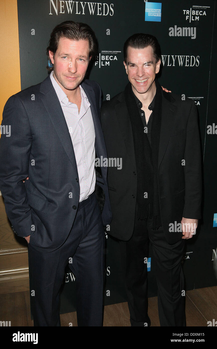 Ed Burns, Mike McGlone The New York Premiere of 'Newlyweds' held at the Crosby Street Hotel New York City, USA - 11.01.12 Stock Photo