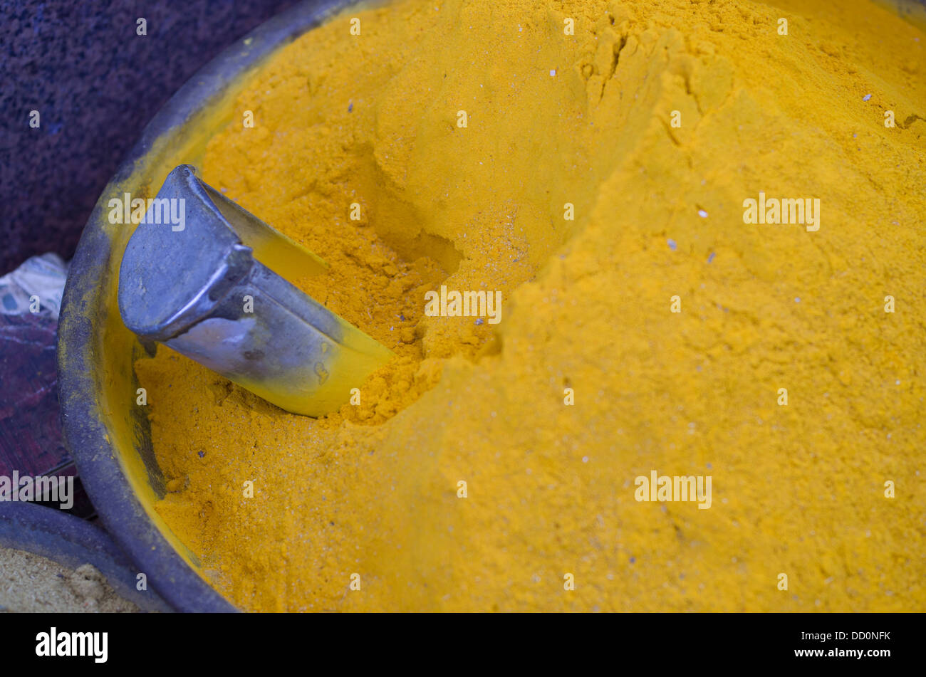 Food and Spices on sale at Sardar Market - Jodhpur, Rajashtan, India Stock Photo