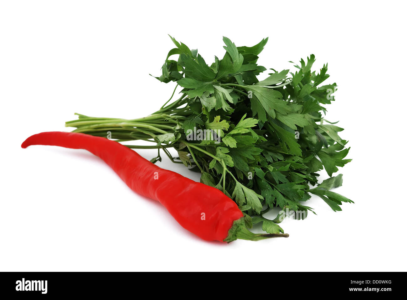 pepper and parsley Stock Photo Alamy