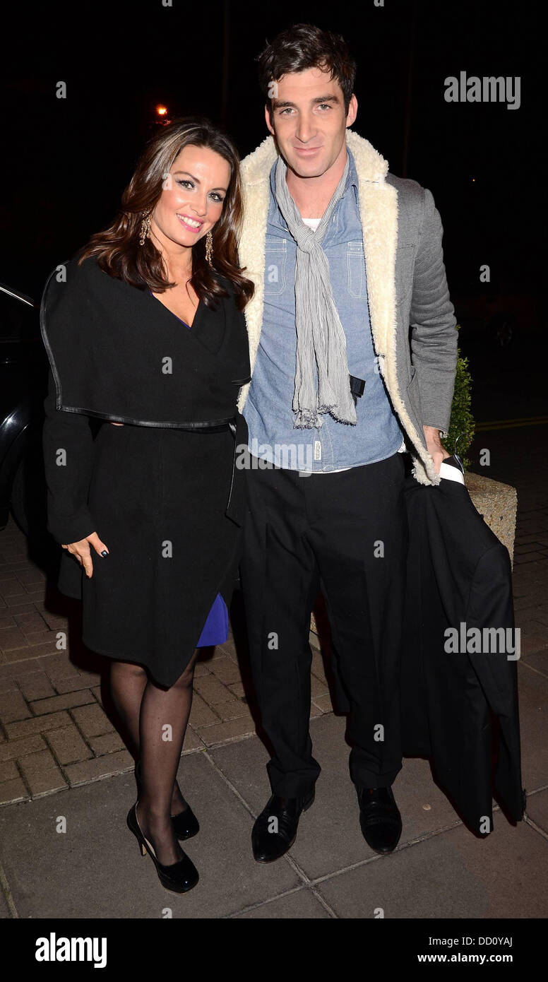 Paul Martin and his wife Sinead Martin Celebrities outside the RTE ...