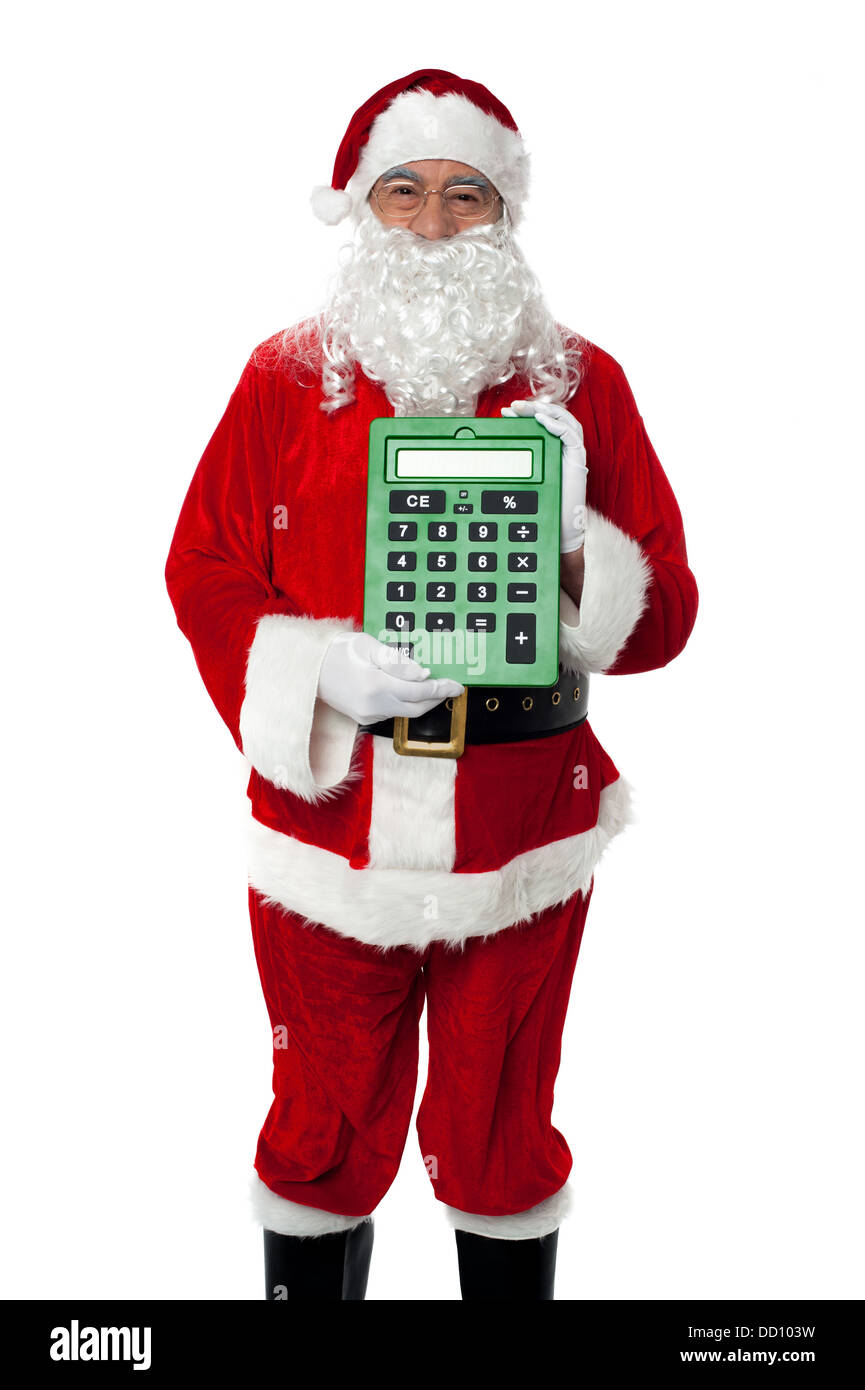 A man dressed as father christmas Cut Out Stock Images & Pictures - Alamy